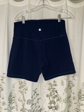 Lululemon Women’s High-Rise Navy Workout Shorts